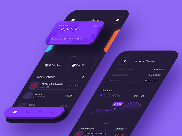 Bank App By Sanjar On Dribbble