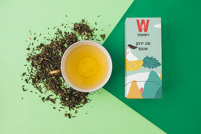 Tea packaging design design graphic design illustration tea