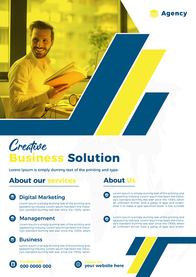 Business Flyer animation design graphic design illustration motion graphics vector