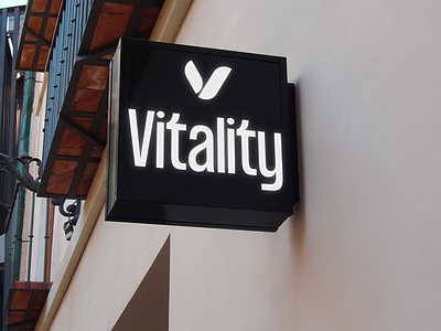 Vitality logotype branding design graphic design illustration logo typography vector