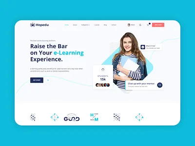 Hopedu - School Website Template academic institutions business cms coaching college ecommerce education education webflow education website education website template learning learning programs online learning platform organizations professional website school seo friendly small business university webflow template