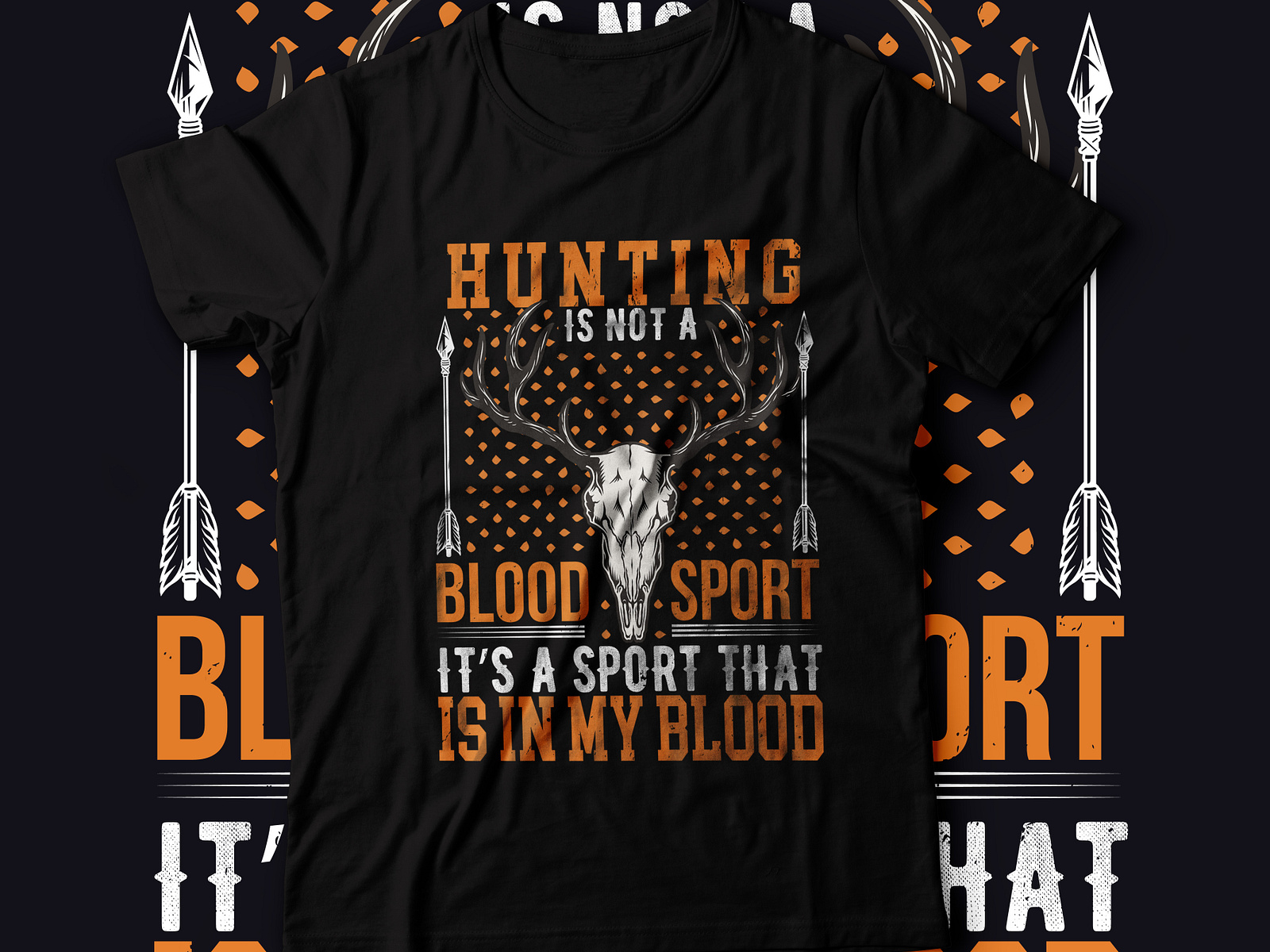 create Hunting, deer,hunter tshirt design,custom t shirt design by Md