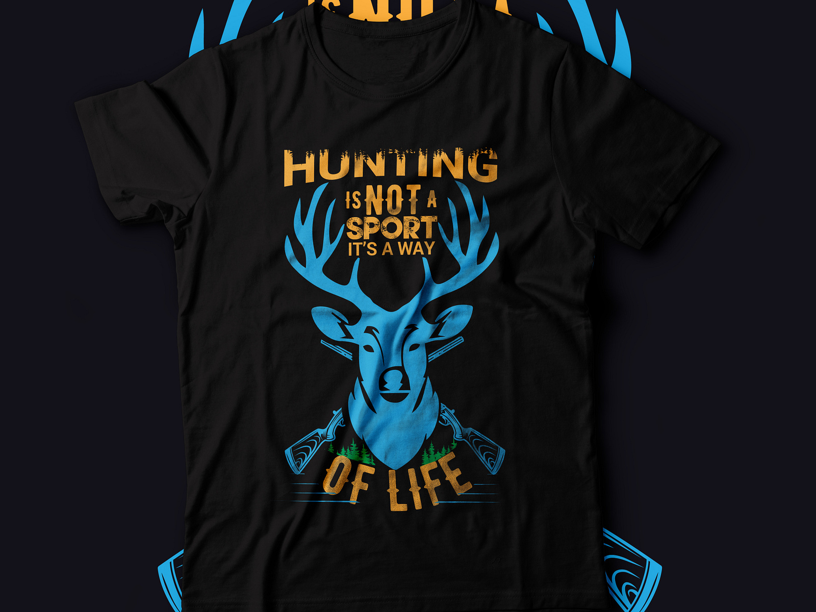 create Hunting, deer,hunter tshirt design,custom t shirt design by Md