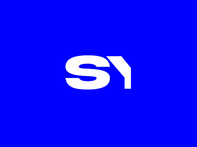 sy design logo minimal typography