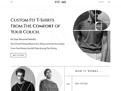 Fit Me, Powered by AI: AI-Measured Tailored T-Shirts ai store ai tshirt ai web design aidesign apparel branding creative design graphic design illustration interface master creationz modern presentation services tailored ui ux webdesign