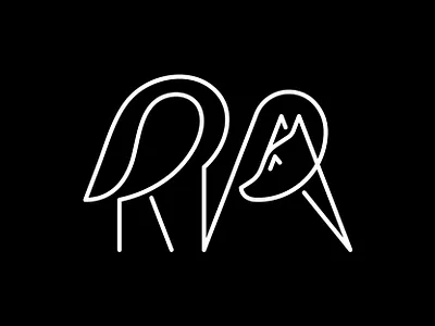 Wolf abstract brand designer brand identity branding clean corporate identity emblem geometric icon illustration logo logo designer logomark monoline sign simple symbol vector visual identity wolf