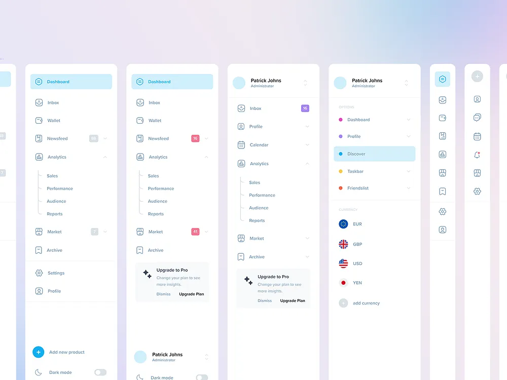 UI Layout designs, themes, templates and downloadable graphic elements ...