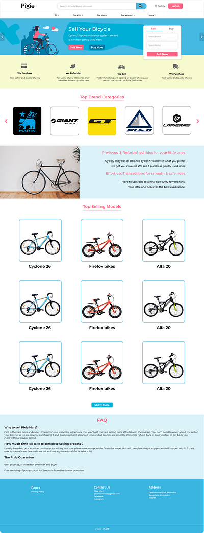 Bicycle Store bicycle bicyclestore buy design ecommerce figma sell store ui ui design ux