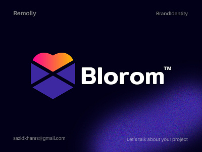 Logo, New logo, Logo design, Blorom logo design best brand identity best logo best logo designer best new logo brand identity brand logo brand mark branding clean logo logo logo mark minimal logo modern logo new brand identity new logo new logo design new modern logo