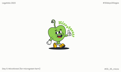 Microforest | Microgreen Farm branding design graphic design illustration logo microgreen microgreen farm typography vector