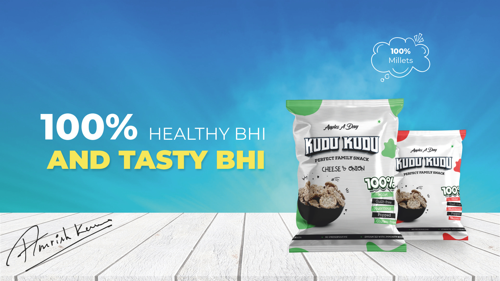 Snacks Banner For Social Media Promotion adobe illustration branding corel draw graphic design