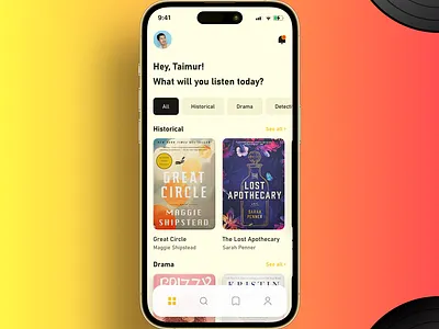 Podcast App app graphic listen mobile pakistan podcast ui ux