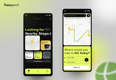 This is the modern redesign of the Transperth App. app app design branding design graphic design illustration logo motion graphics ui uiux ux web