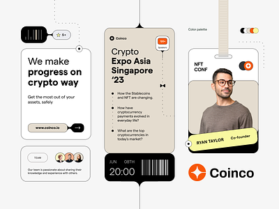 Coinco Visual Identity brand guidelines brand identity brand sign branding business halo halo lab identity logo logo design logotype marketing packaging startup visual identity