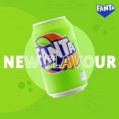 FANTA (New Flavour) ad design drink fanta marketing media pakistan social