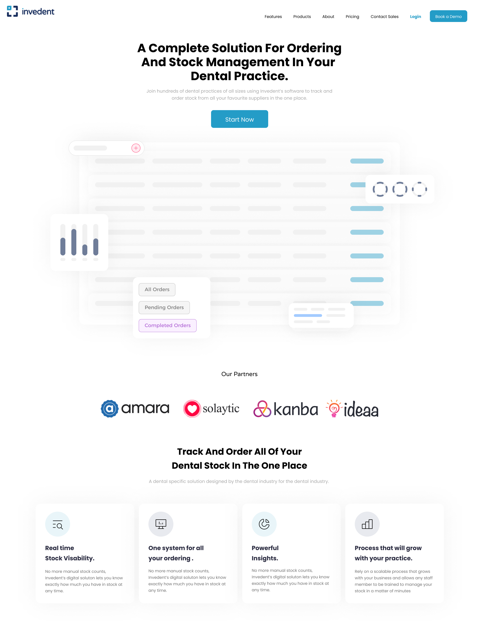 Website Landing Page — high-converting layout with hero section, social proof, and single CTA