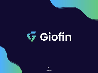 Giofin brand logo branding brandmark business logo design company logo fintech company g letter logo gradient logo graphobian lettermark logo logo design modern logo