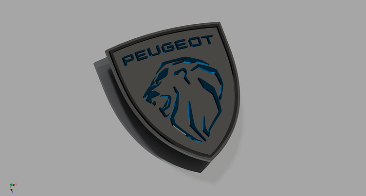 Peugeot 3D Logo by Valentino Pirastru on Dribbble