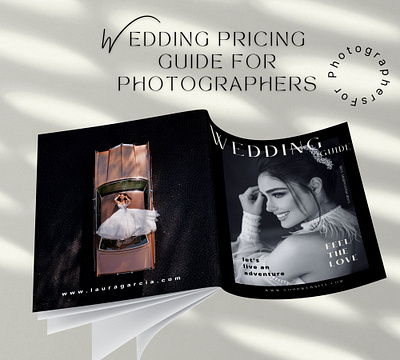 Wedding Pricing Guide template canva template graphic design photographer pricing guide template