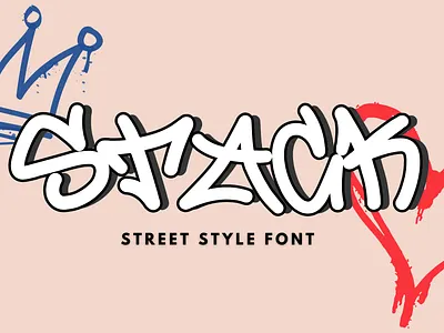 Stack | Street Style Font branding design font fonts handwriting handwritten illustration logo typeface ui