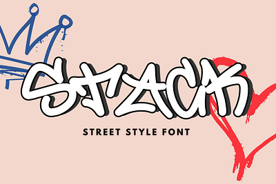 Stack | Street Style Font branding design font fonts handwriting handwritten illustration logo typeface ui