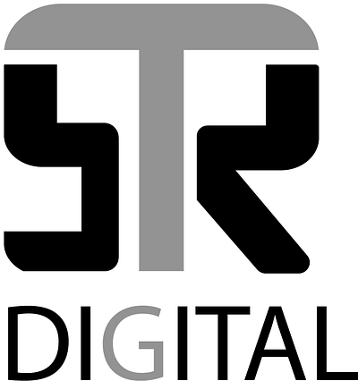 Logo for STR Digital Solution. adobe branding design graphic design illustration illustrator logo vector