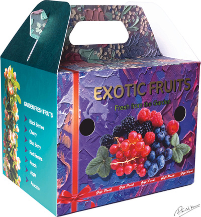 Fruit Box || Easy to Handle || Product Design adobe illustration corel draw die keyline graphic design photoshop product design