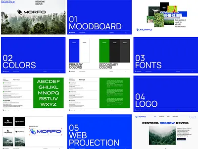 Morfo | Design Brand Guidelines branding colors design digidop fonts graphic design logo moodboard morfo webprojection