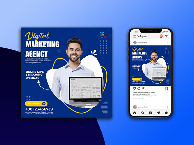 Marketing Agency Social Media Banner banner banner design design facebook banner facebook post graphic design illustration media banner social media social media banner social media post