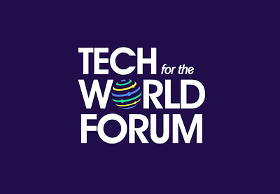 Tech for the World Forum - Logo Design branding design graphic design logo typography