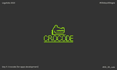 Crocode | Apps Development apps branding design development graphic design illustration logo logo design typography vector