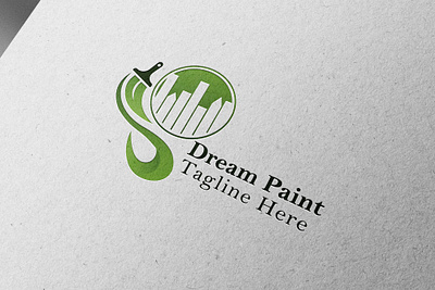 Dream Paint Logo(unused) best logo branding design graphic design home logo home painting logo illustration logo logo design logo for sale modern logo paint logo painting logo vector