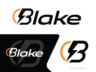 Blake Electric blake bolt branding brandmark electric electrician energy identity letter b lightening lightning bolt logotype monogram power solar sun typography wordmark