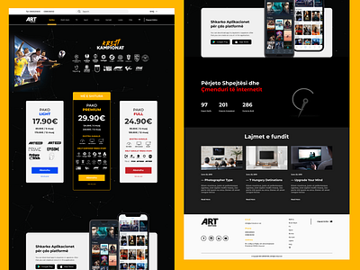Artmotion - Website Design design graphic design landingpage productdesign ui webdesign