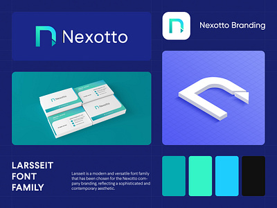 Nexotto Logo Design branding design graphic design logo logo design typography
