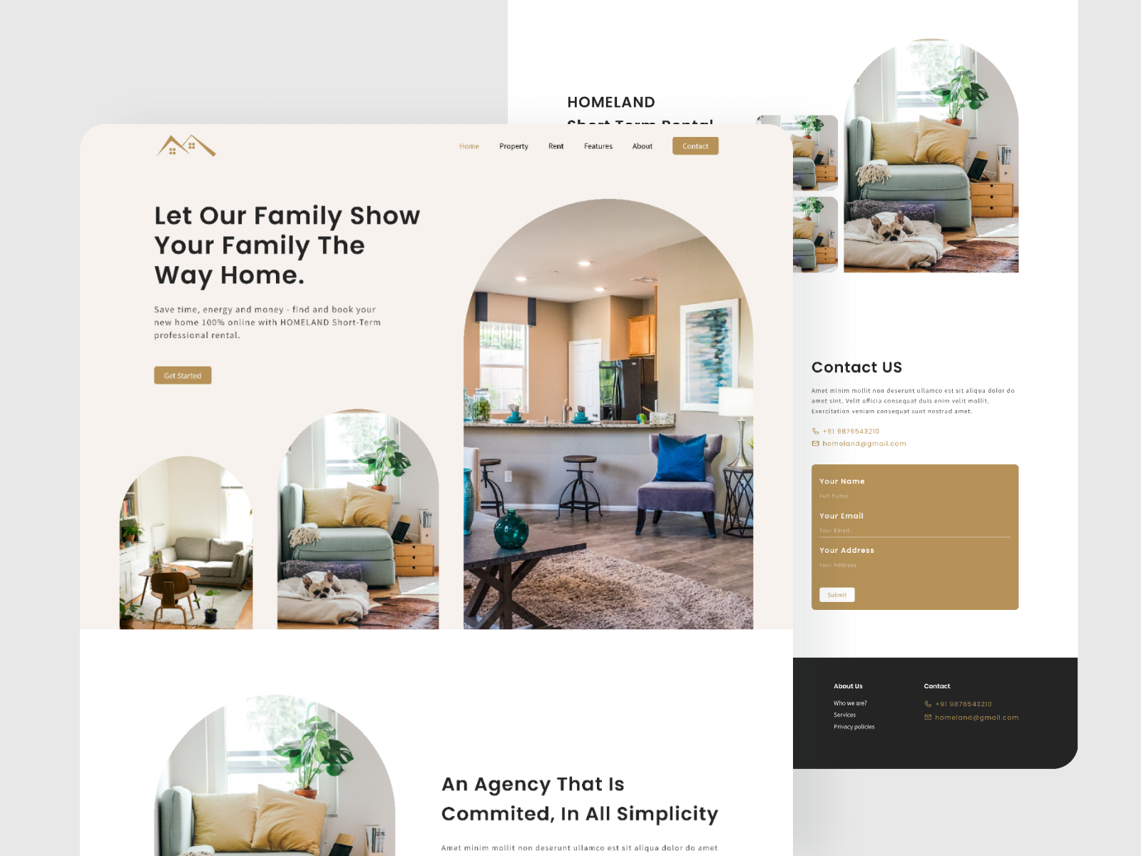 Luxury Furniture site by Raj Vamja on Dribbble