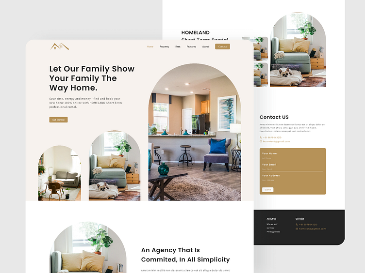 Luxury Furniture Website by Raj Vamja on Dribbble