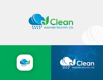 JClean Weather Tech Pvt. Ltd. Brand Design branding design graphic design logo logo design typography