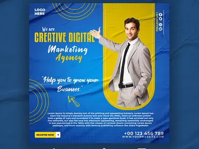 Corporate Banners app banner branding dental design facebook food food banner graphic design illustration instagram logo social media social media banner social media food banner tweet typography ui ux vector
