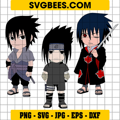 Sasuke Uchiha SVG sasuke uchiha svg svgbees