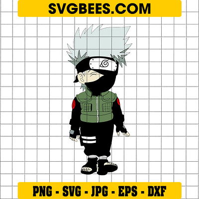 Kakashi SVG by SVGbees: SVG Files for Cricut - Get Premium SVGs on Dribbble