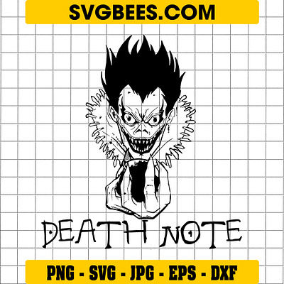 Death Note SVG death note svg svgbees