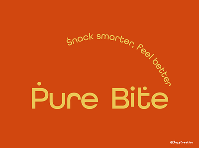 Pure Bite - Plantain Chips Healthy Snack Brand Logo branding food graphic design logo