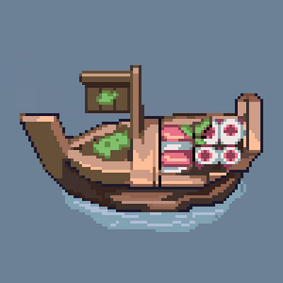 Boat pixel art art branding design illustration mobile pixel pixelart ui web