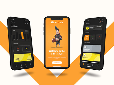 🏋️Your Pocket Gym Manager: Introducing the Minimal Fitness App! branding gym gym app design gymapp logo mobile app design ui ui ux design ux