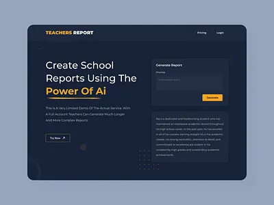 AI-Generated Student Work Report ai design clean dashboard e learning educational app minimal minimalistic online learning online report report reportdesign reports schoolreport student student list studentreport uidesign webdesign workreport