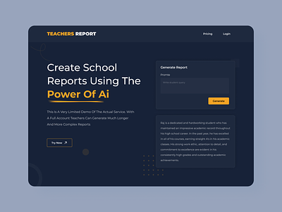 AI-Generated Student Work Report ai design clean dashboard e learning educational app minimal minimalistic online learning online report report reportdesign reports schoolreport student student list studentreport uidesign webdesign workreport