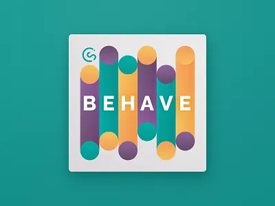 Behave — Podcast Cover b2b podcast branding cybersecurity cybsafe illustration podcast podcast cover
