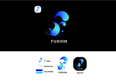 Fusion Logo Design (Unused) appicon applogo brand identity creativelogo design fusion logo girdlogo gradient logo logo barnd logo concept logo room logodaily logomark modern logo