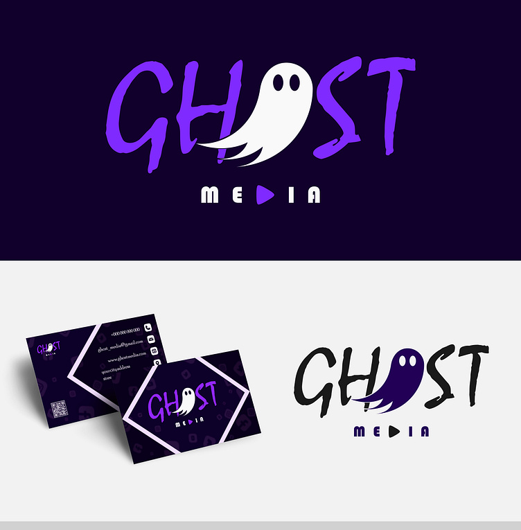 modern wordmark logo and business card by Ahmed Hedhoud on Dribbble